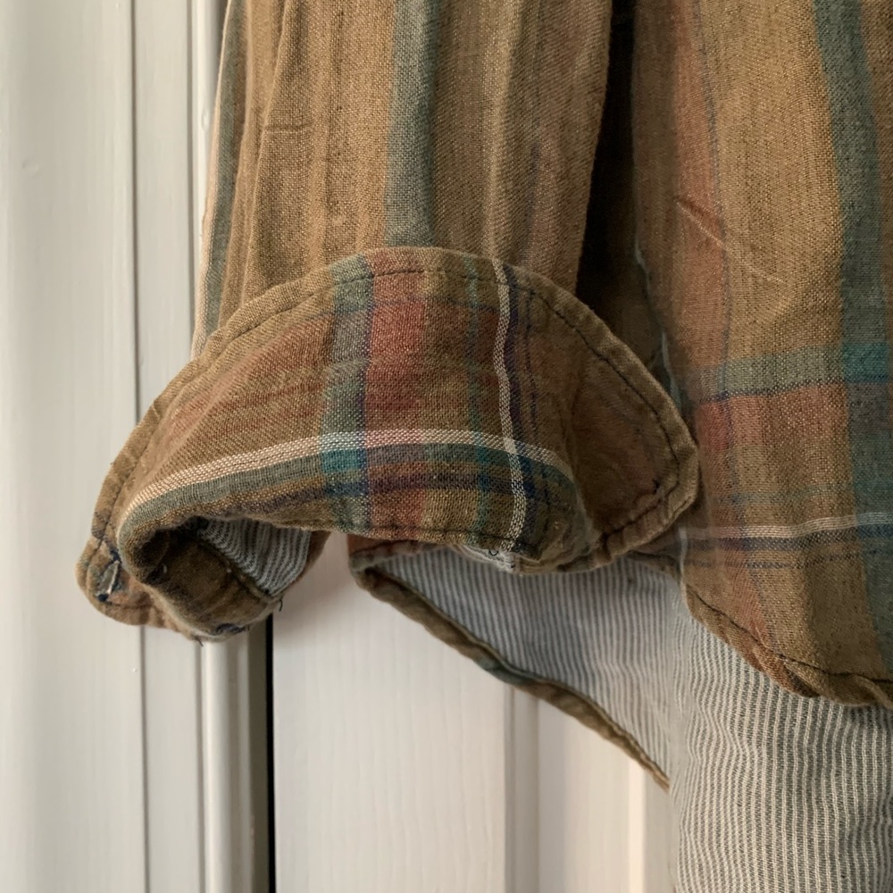 Free People Plaid oversized shirt - Picture 5 of 5